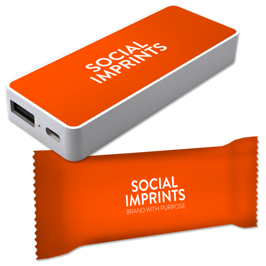 Power Bar 3000 mAh with USB-C with wrapper and box