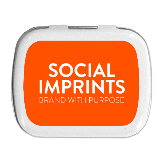 Sugar Free Mints in a Small Rectangular Hinged Tin