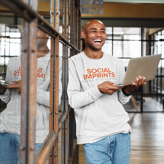 Social Imprints Crew Neck Sweatshirt